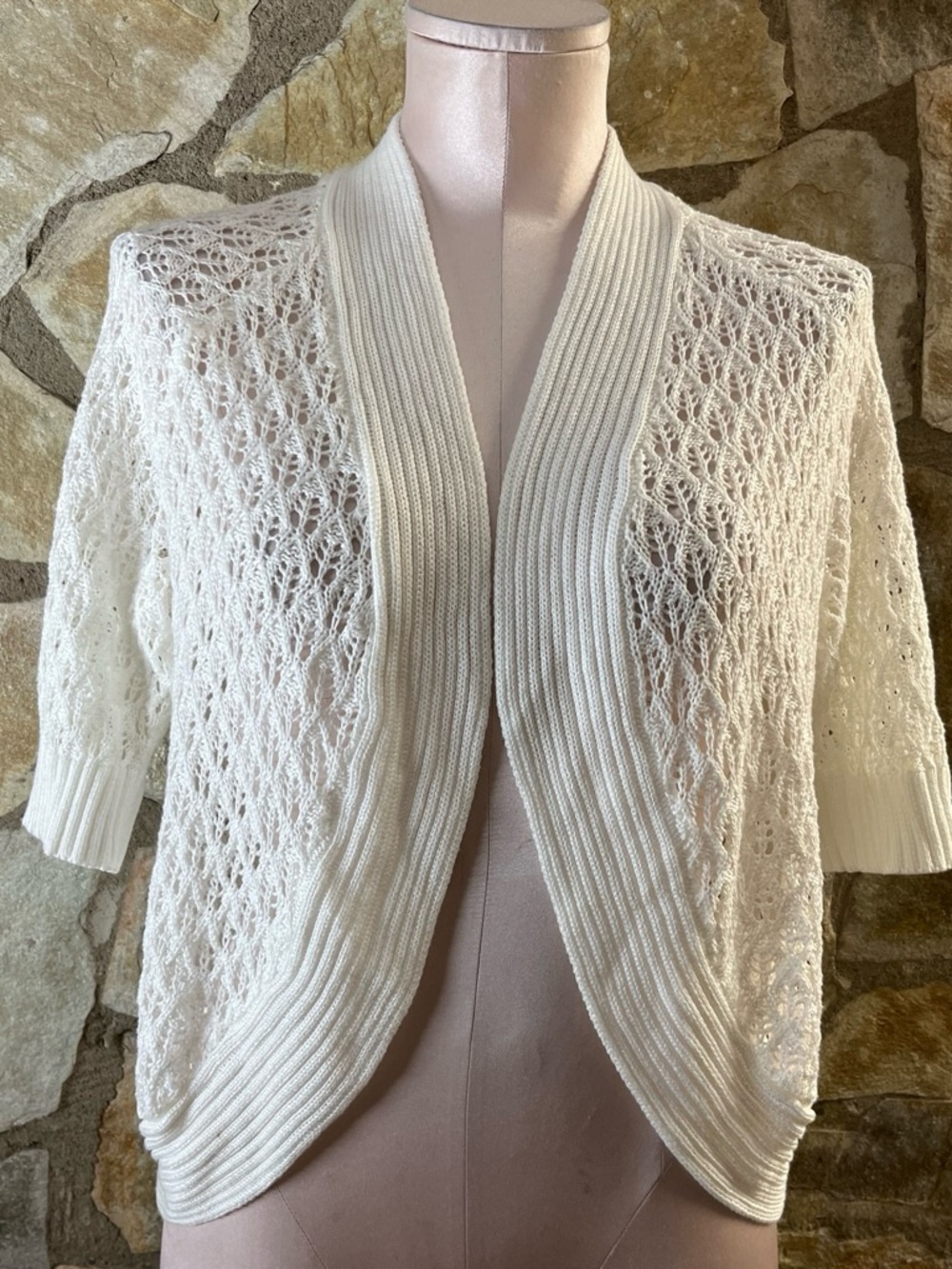 Liz Claiborne Open Knit Cardigan | Size Medium